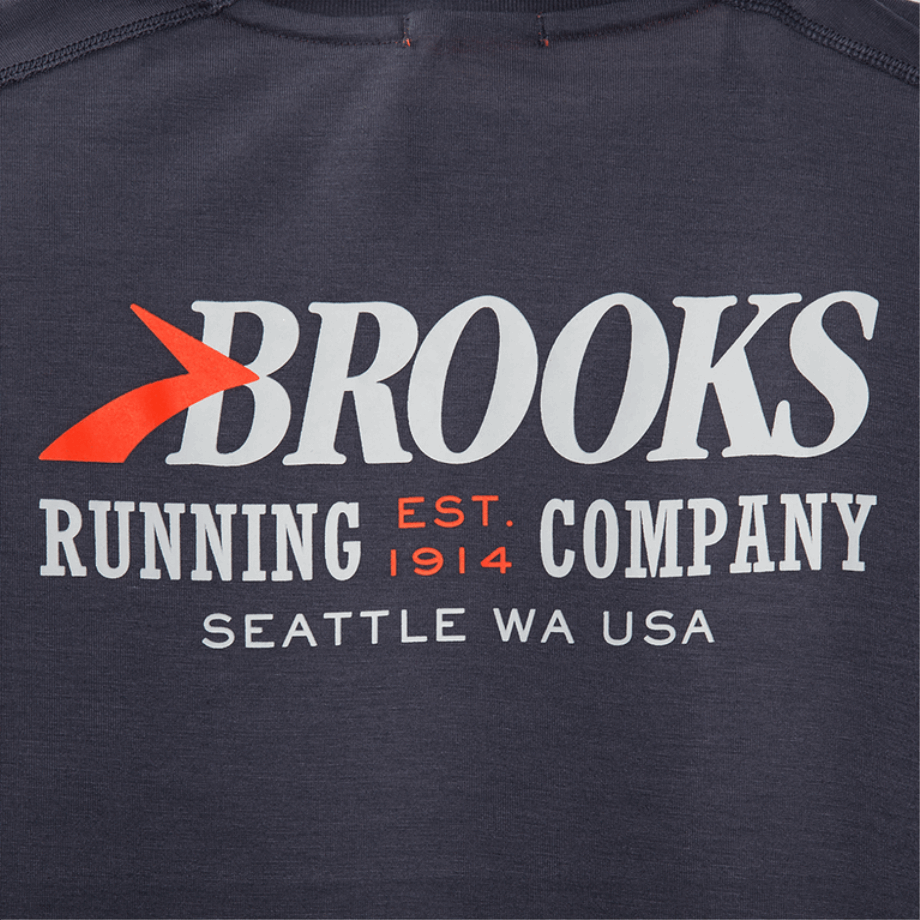 Gráfico De Distancia De Brooks Manga Larga Herencia De Concrete-brooks