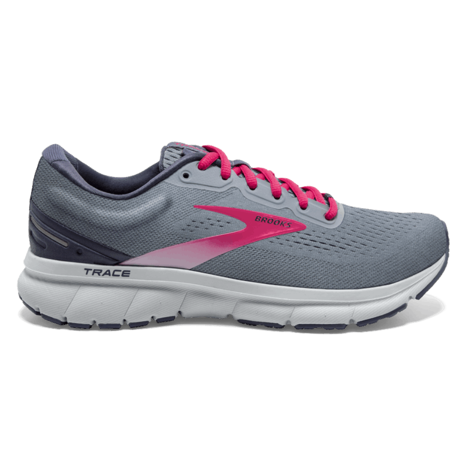 Brooks Trace Grey-nightshadow-frambuesa