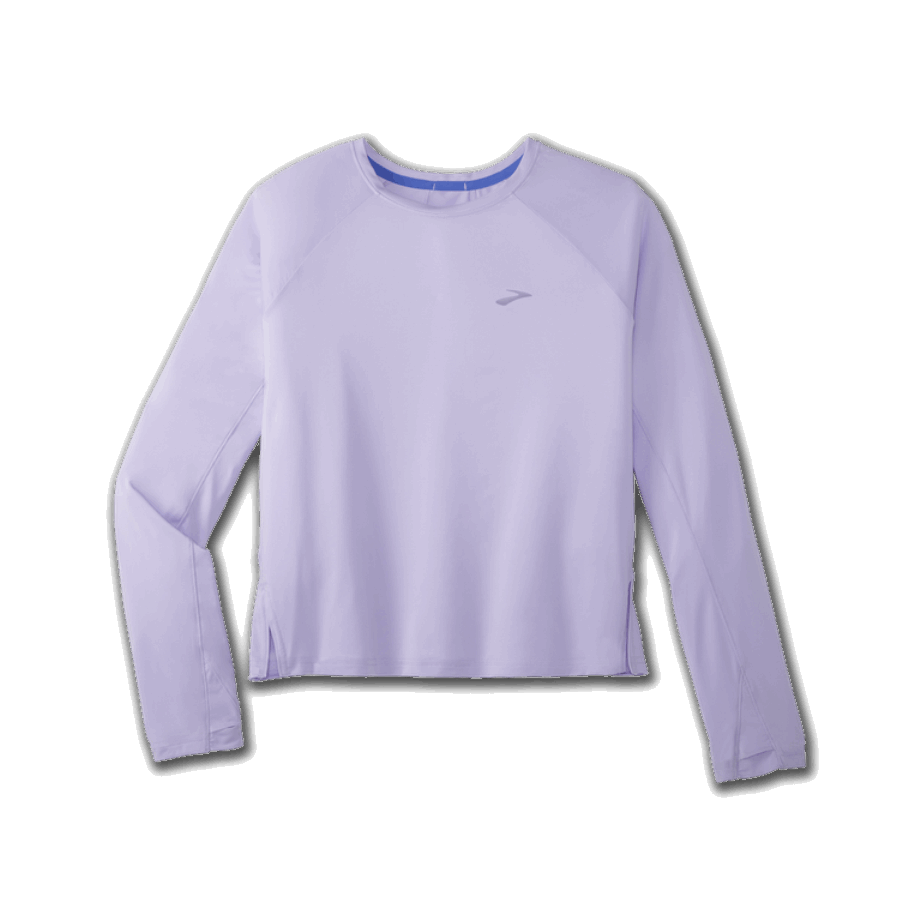 Brooks Sprint Free Manga Larga Violeta Dash