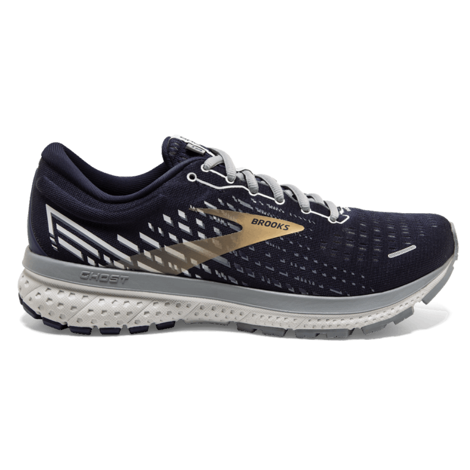 Brooks Ghost 13 Peacoat-grey-gold