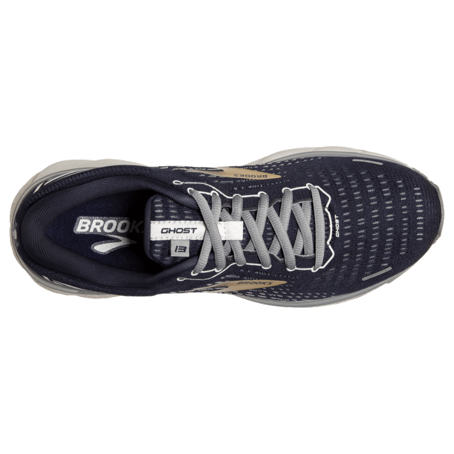 Brooks Ghost 13 Peacoat-grey-gold