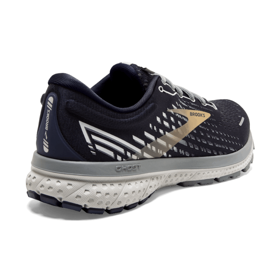 Brooks Ghost 13 Peacoat-grey-gold