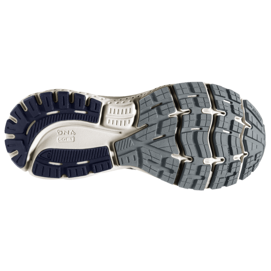 Brooks Ghost 13 Peacoat-grey-gold