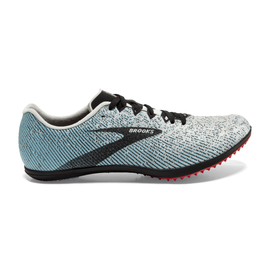Brooks Mach 19 Sin Clavos Gris-negro-capri