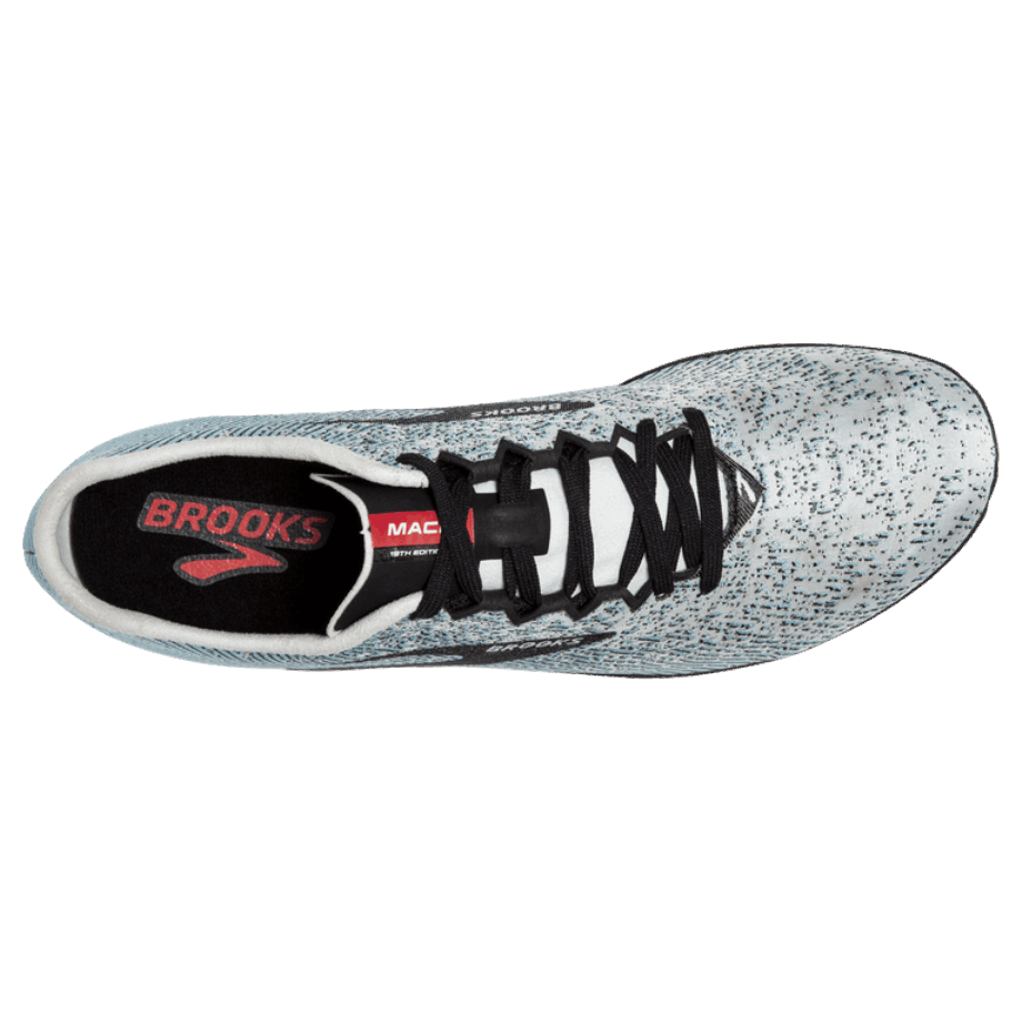 Brooks Mach 19 Sin Clavos Gris-negro-capri