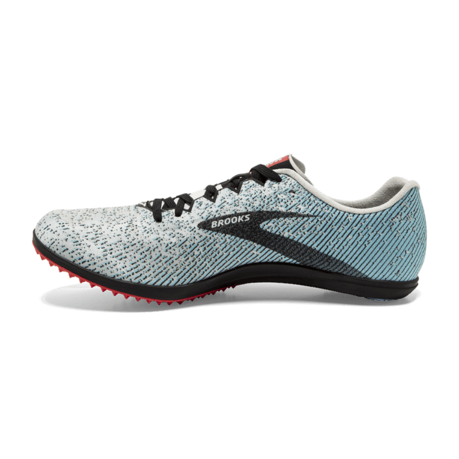 Brooks Mach 19 Sin Clavos Gris-negro-capri