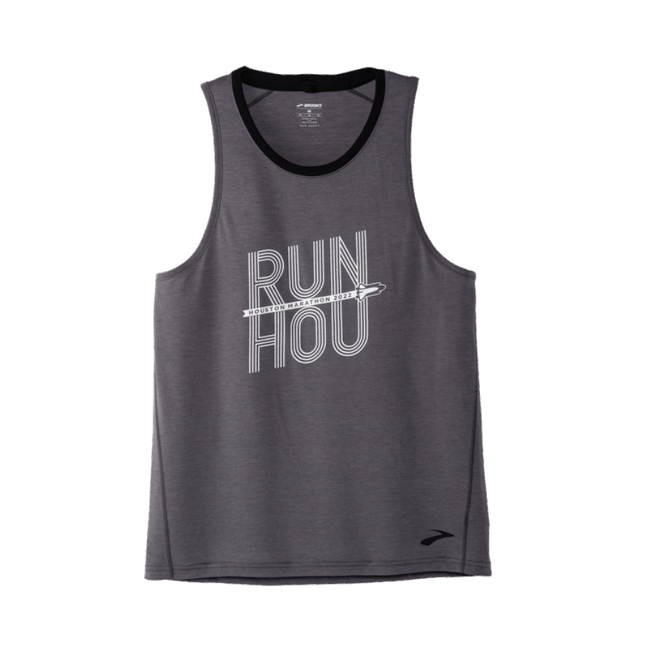 Brooks Houston22 Distancia Gráfico Tanque Sombra Grey-run Hou