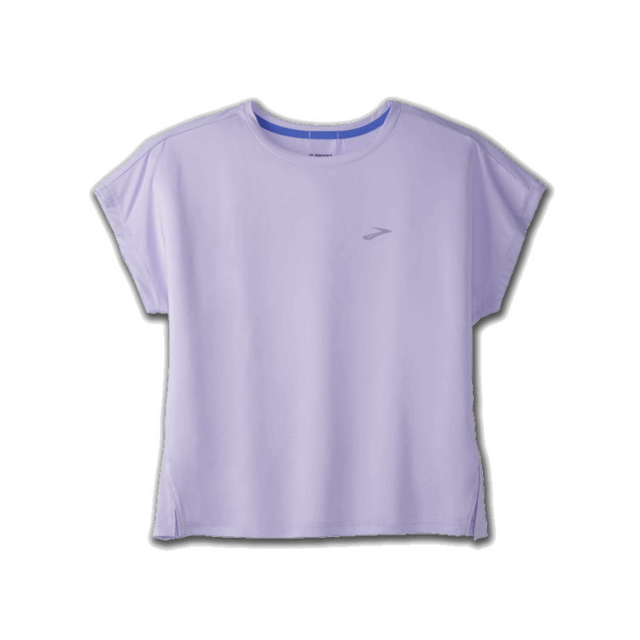 Brooks Sprint Free Manga Corta Violeta Dash