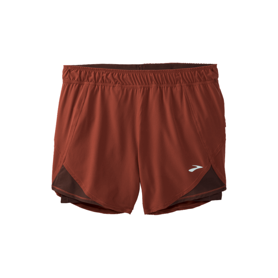 Brooks Chaser 5" 2 En 1 Pasas Cortas De Cobre
