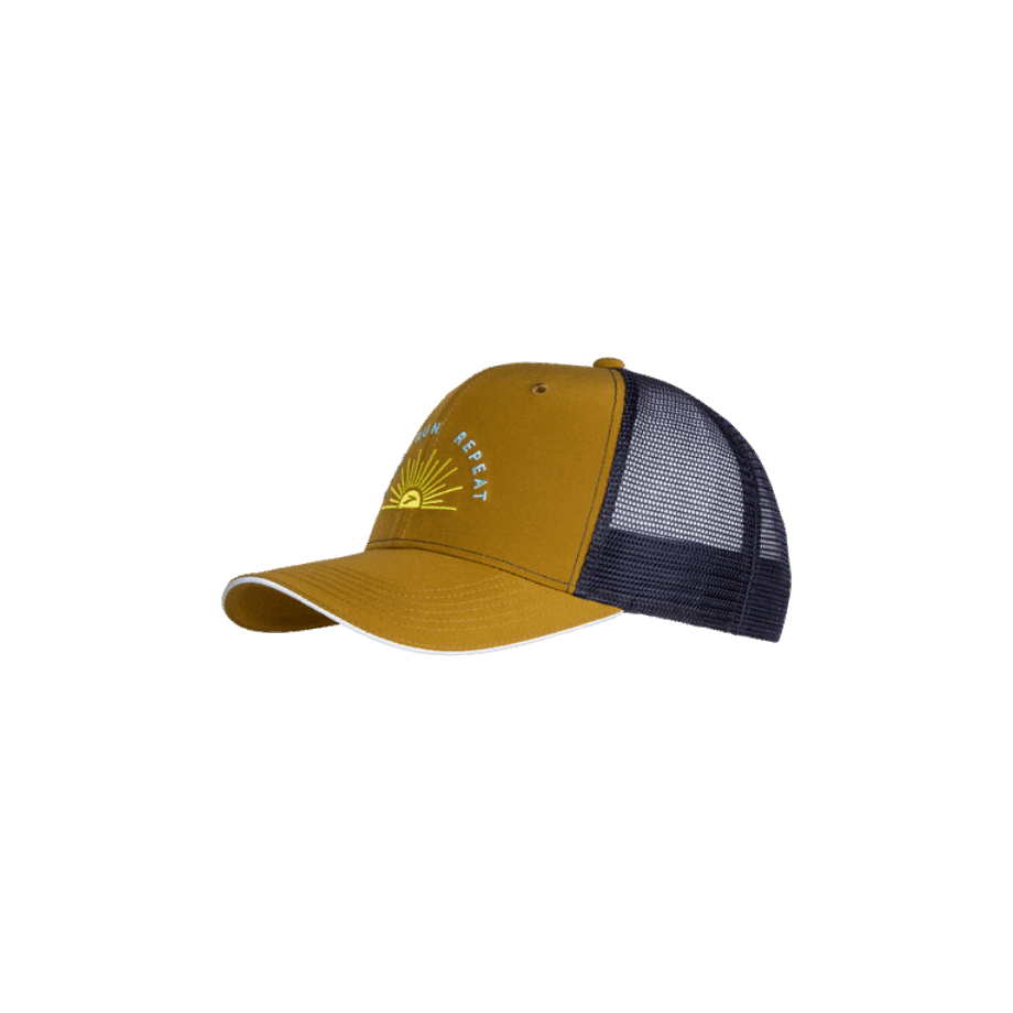 Gorra De Camionero Brooks Discovery Oliva Quemada-azul Marino-rrr