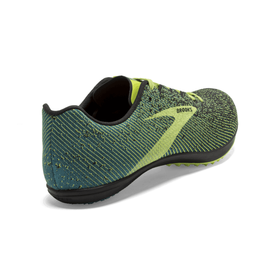 Brooks Mach 19 Sin Espigas Negro-brotes-hierba Azul