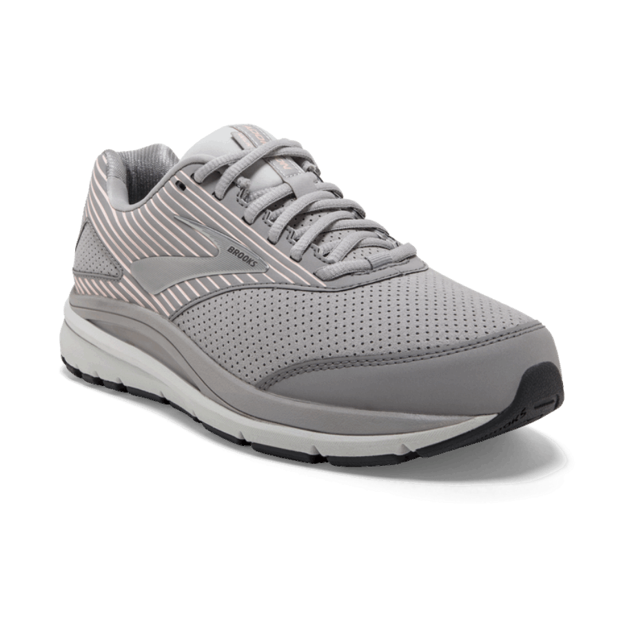 Brooks Addiction Walker Suede Aleación-Ostra-Melocotón