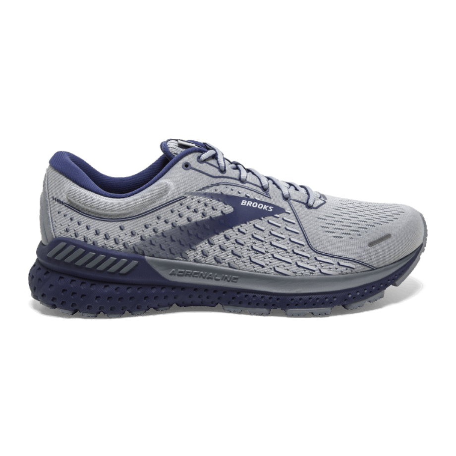 Brooks Adrenaline Gts 21 Gris-tradewinds-cobalto Profundo
