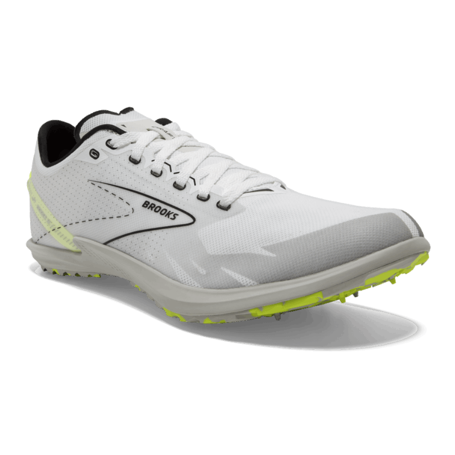 Brooks Draft Xc Sin Clavos Blanco-negro-vida Nocturna