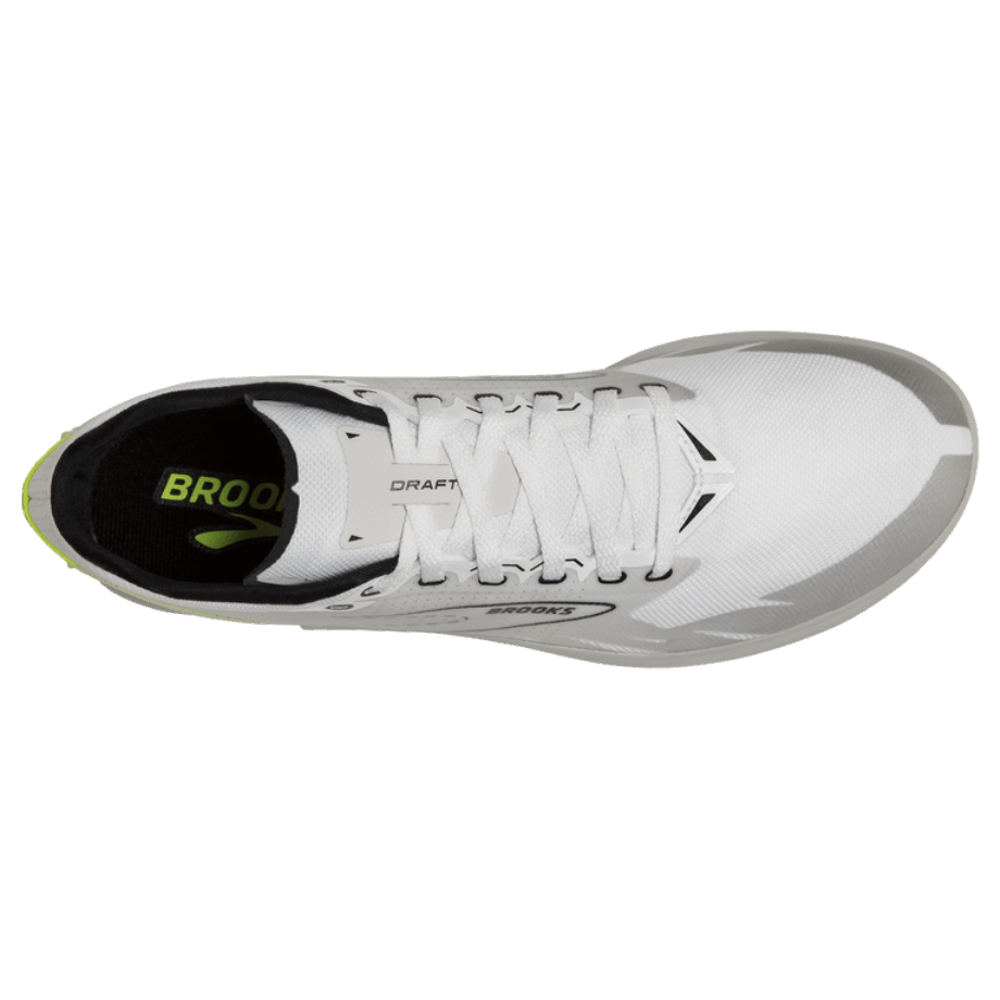 Brooks Draft Xc Sin Clavos Blanco-negro-vida Nocturna