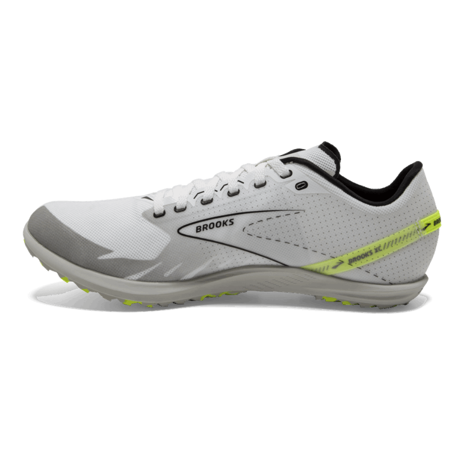 Brooks Draft Xc Sin Clavos Blanco-negro-vida Nocturna