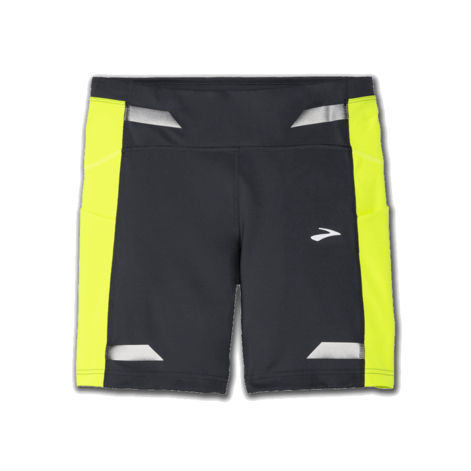 Brooks Corre Visible 6" Corto Apretado Asfalto-vida Nocturna